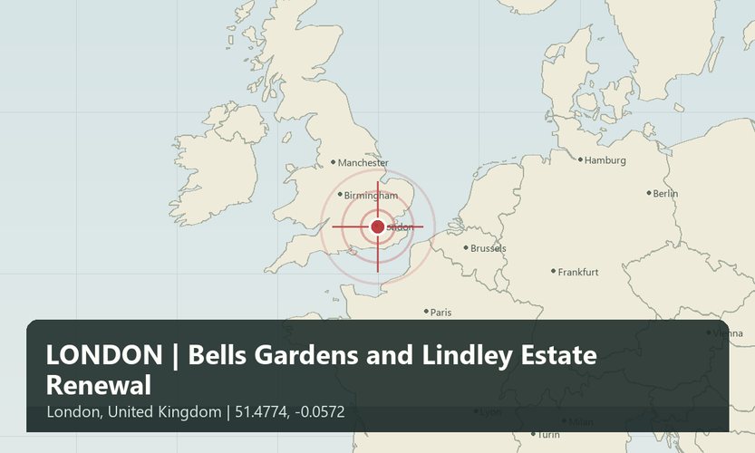 LONDRA | Bells Gardens ve Lindley Yenilemesi