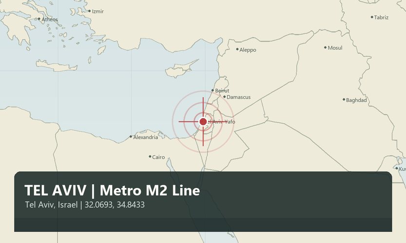 TEL AVİV | Metro M2 Hattı